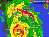 Radar at 7 PM.  Sure was scary to see what's coming.  I live right below and between the "a" and the "n" in "Sanford."